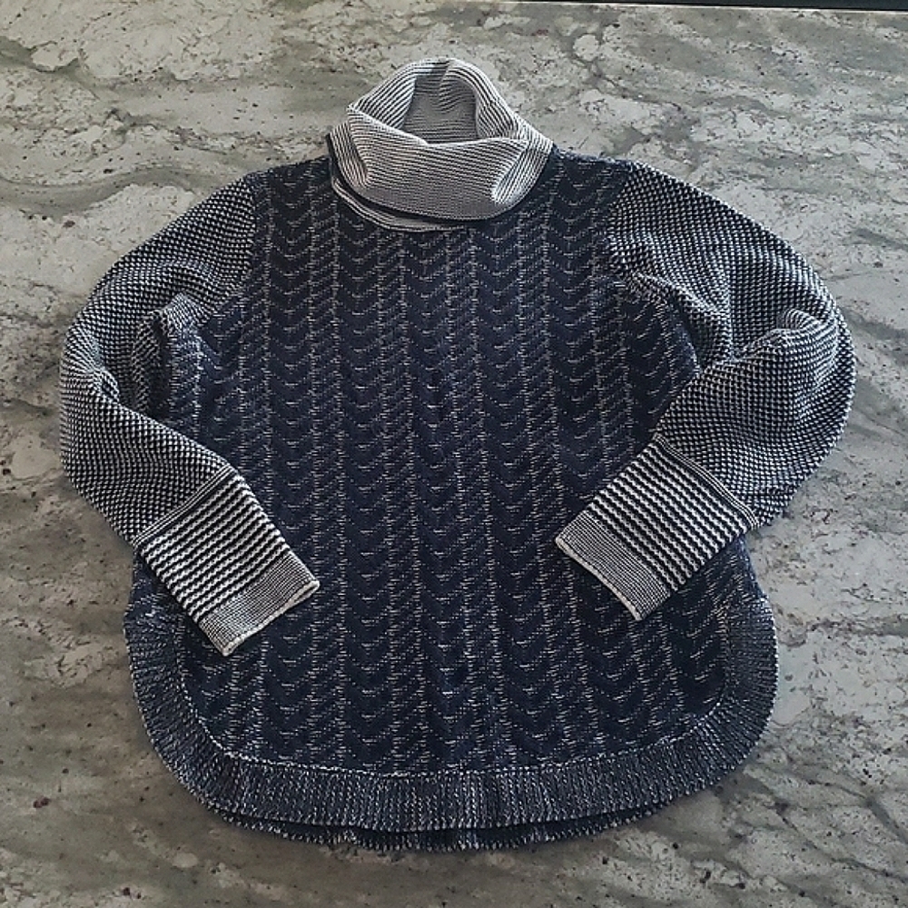 French Dressing Jeans | Chevron Turtleneck Sweater